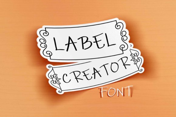 Label Creator - Elegant Decorative Font