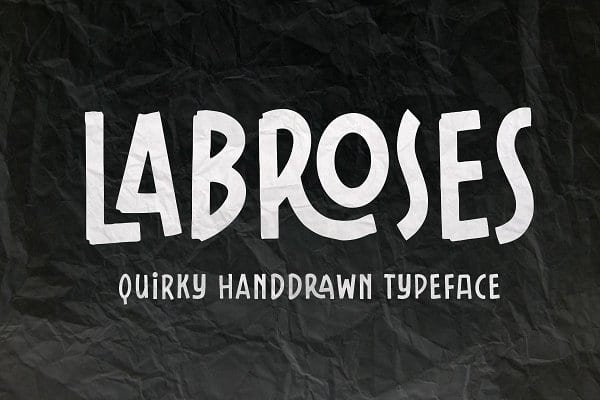 Labroses Quirky Typeface Font