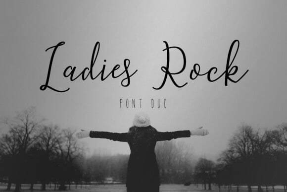 Ladies Rock Duo Font