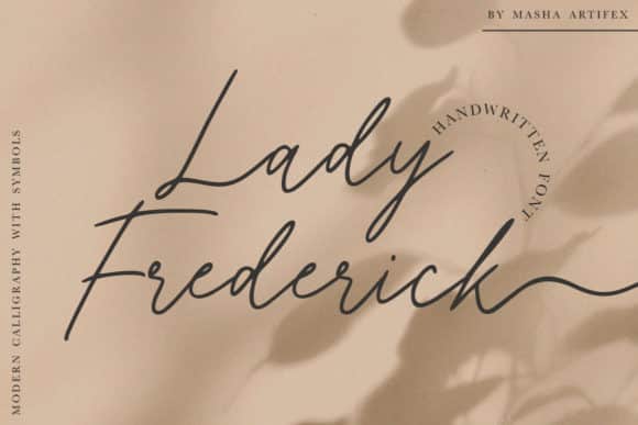 Lady Frederick Font