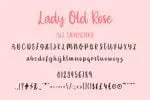 Lady Old Rose Font