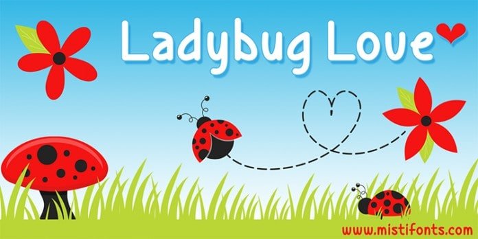 Ladybug Love Font