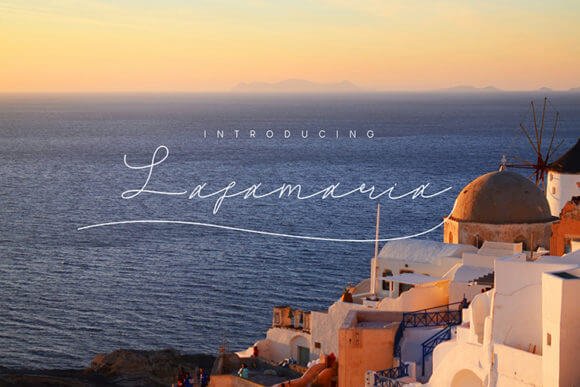 Lafamaria Handwritten Font
