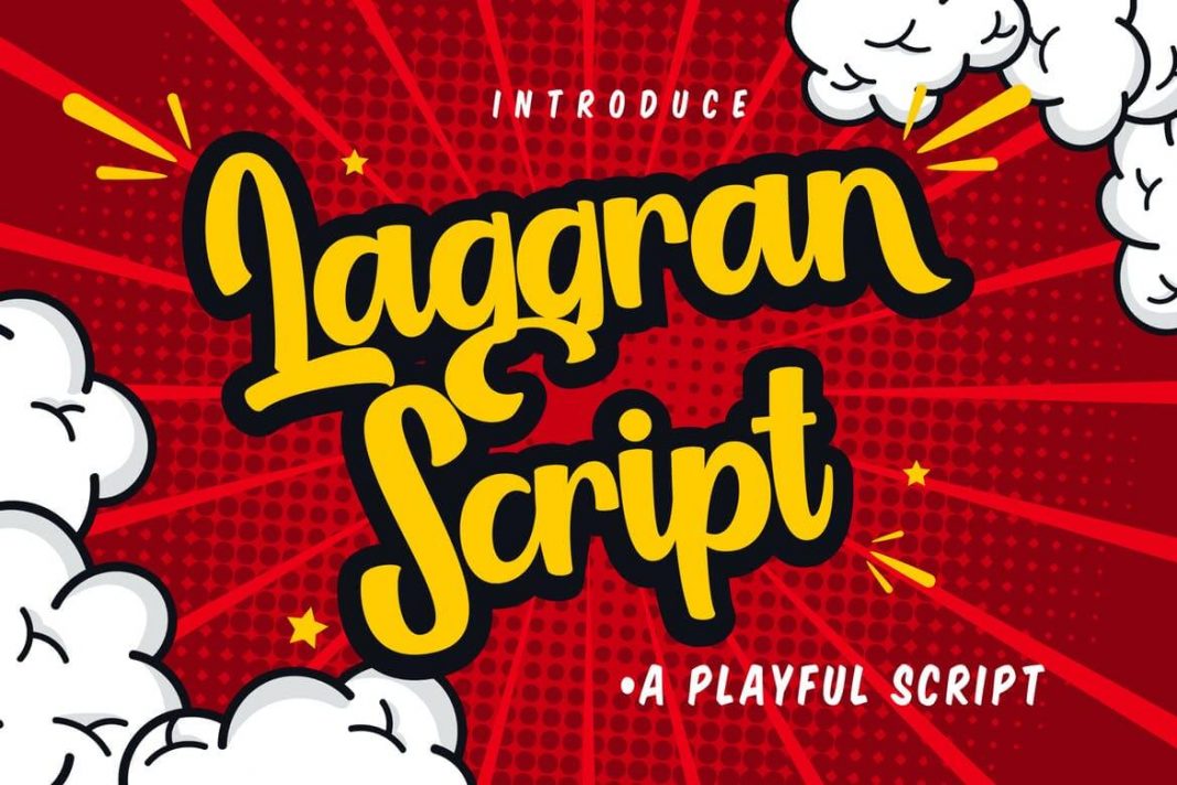 Laggran Playful Script Font