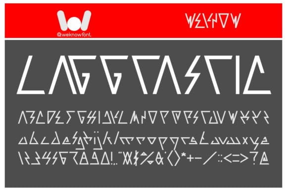 Laggtastic Font