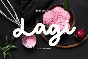 Lagi Monoline Calligraphy Font