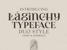Laginchy Typeface Duo Style Font
