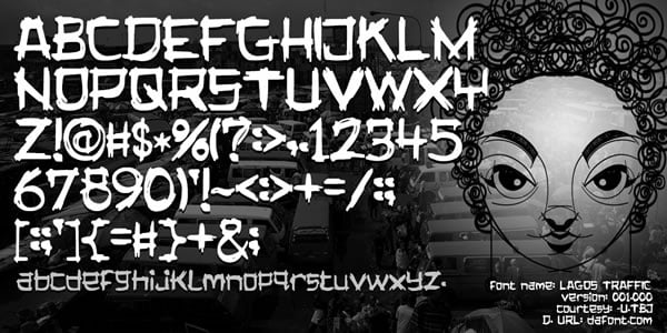Lagos Traffic Font