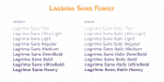 Lagrima Sans Font Family