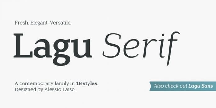 Lagu Serif Font Family