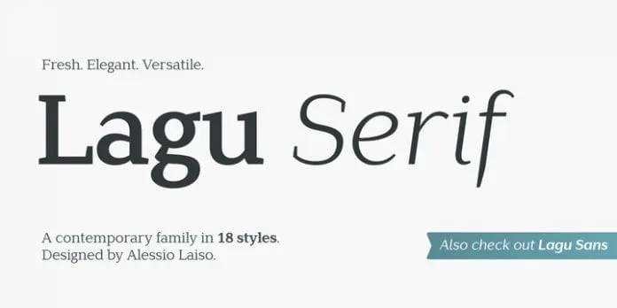 Lagu Serif Font Family