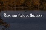 Lake Water Font