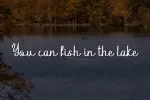 Lake Water Font