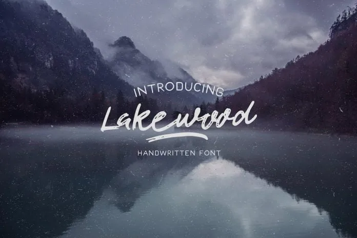 Lakewood Handmade Font Lakewood Handmade Font