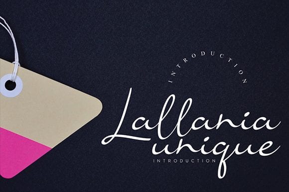 Lallania Unique Font