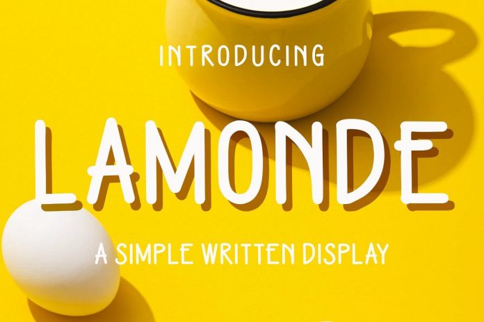 Lamonde - a Simple Written Display
