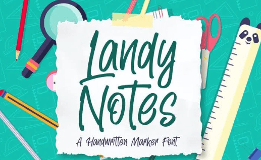 Landy Notes Font