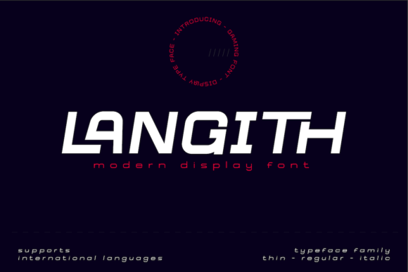 Langith Font