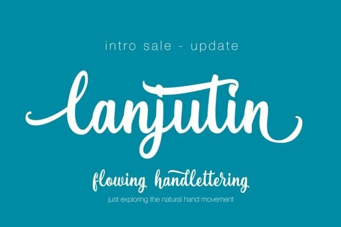 Lanjutin Script font