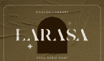 Larasa - Modern Luxury Serif Font ents