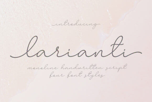 Larianti Monoline Font
