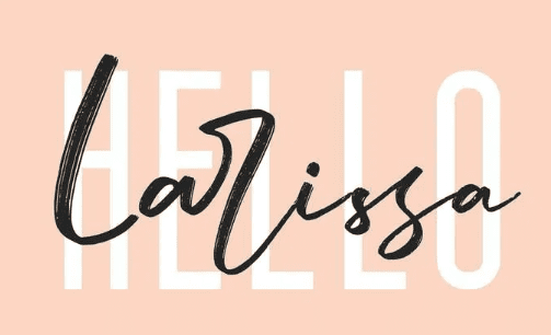 Larissa - Handwritten Font