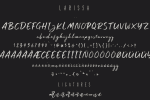 Larissa - Handwritten Font