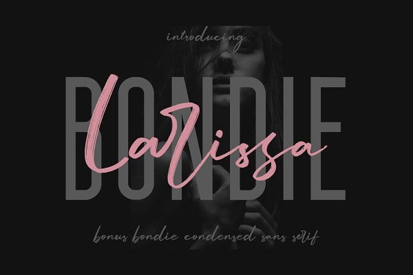 Larissa + Bondie Font