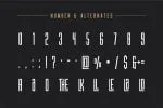 Las Valles Ultra Condensed Typeface 4 Fonts
