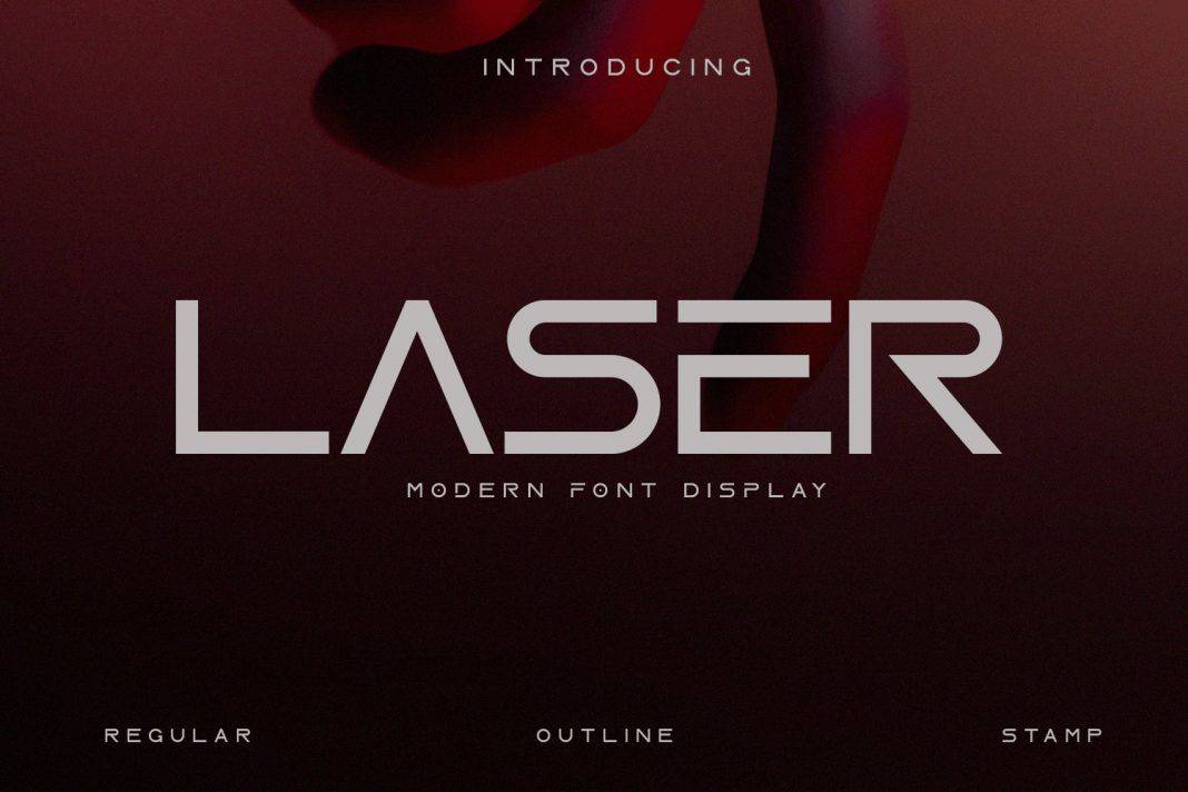 Laser font