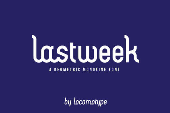 Lastweek Font