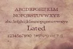 Lated Font
