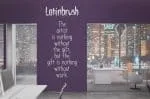 Latinbrush Font