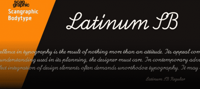LatinumSB-Regular Font