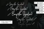 Latter Slant Signature Font