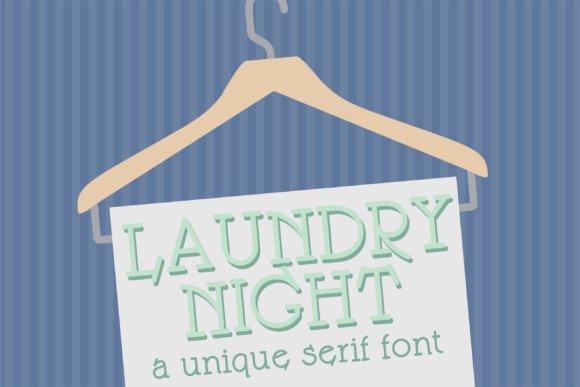 Laundry Night Font