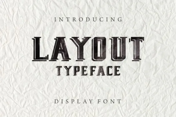 Layout Font