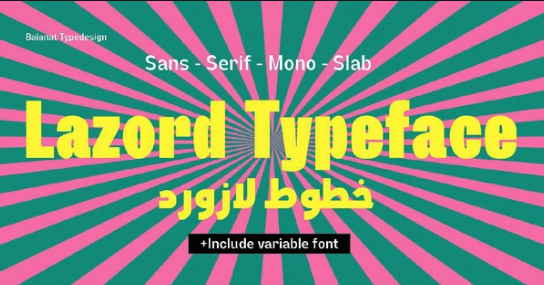 Lazord Mono Fonts