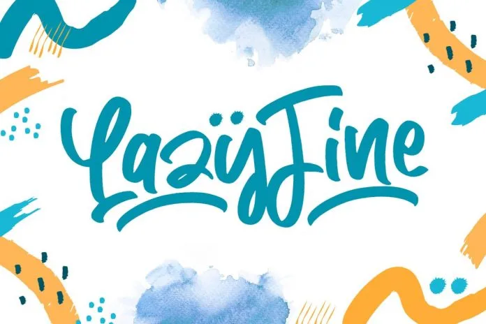 Lazy Fine - Quirky Display Font
