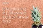 Lazy Pineapple Font
