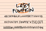 Lazy Pumpkin Font