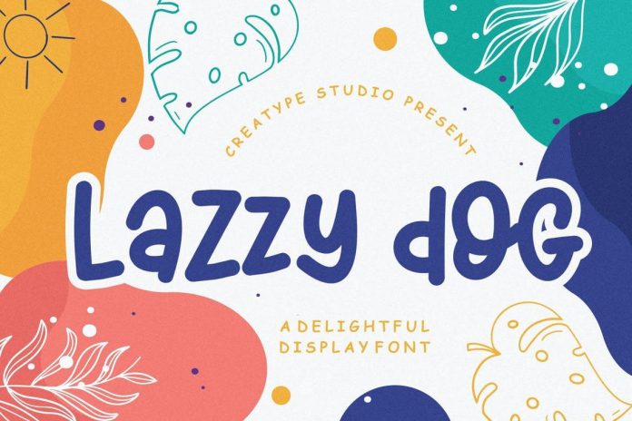 Lazzy Dog Delightful Display Typeface