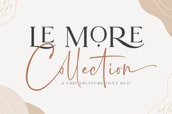 Le More Collection Font Duo