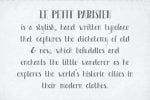 Le Petit Parisien Font