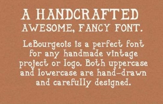 LeBourgeois Font