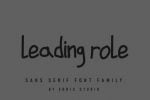 Leading Role Font