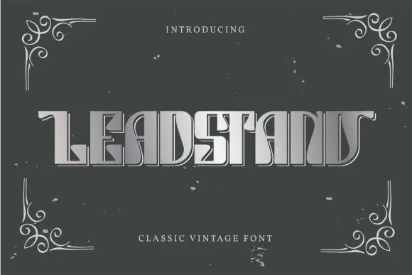 Leadstand Font