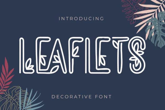 Leaflets Font