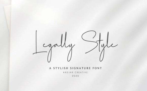 Legally Style Font