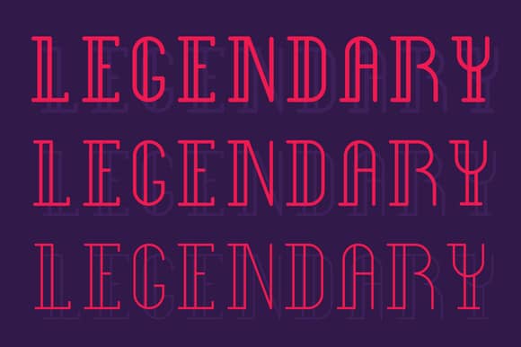 Legendary Type Font